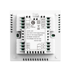 Thermostat FCU 2 tuyaux pour climatisation 0-10V 24V programmable avec programmation HL2123DA-E Thermostat FCU HL2123DA-E - Product Image 4