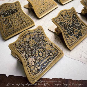 Clip de poche en cuivre pur avec <span class=keywords><strong>logo</strong></span> personnalisé, clip en laiton pour papier <span class=keywords><strong>TN</strong></span>, pour usage au bureau, planche à croquis, classeur, clip en métal pour planche à dessin - Product Image 6