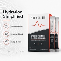 Poudre d'électrolytes et de vitamines sans calorie ni sucre, marque privée, avec magnésium, sodium, potassium pour l'énergie et le soutien de la santé intestinale