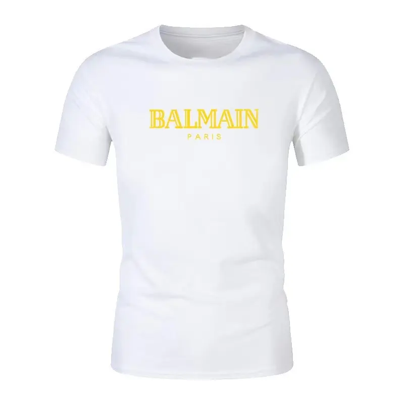 지원 사용자 정의 logo2022 새로운 여름 패션 인쇄 캐주얼 남성 원형 목걸이 짧은 소매 티셔츠