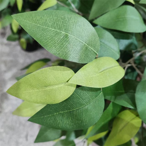 <span class=keywords><strong>Piccolo</strong></span> Bonsai Artificiale Decorativo da Pavimento per Ufficio Domestico, <span class=keywords><strong>Albero</strong></span> di Baniano con Vaso - Product Image 5