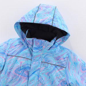 Girl's Winter Ski <strong>Suit</strong> Thicken Warm Hooded Snowsuit <strong>Toddler</strong> Ski Jacket Pants Set <strong>Snow</strong> <strong>Suit</strong> - Product Image 4