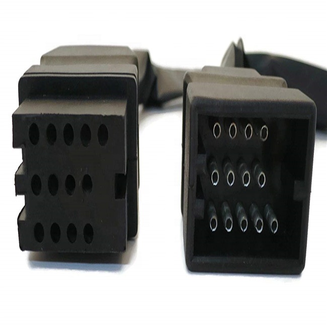 Snowplow Blade Wiring Harness (Plow Side) – 13 Pin Male Connector, Fits Boss RT3 & EXT (Replaces MSC04754)