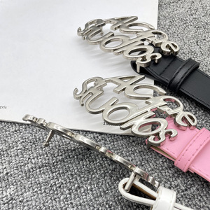 <span class=keywords><strong>Ceinture</strong></span> en PU doré vintage JULUN pour homme, <span class=keywords><strong>boucle</strong></span> en alliage, largeur 3,2 cm, longueur 105 cm, style décontracté occidental, pour <span class=keywords><strong>femme</strong></span> - Product Image 4