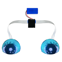 Écran LED d'affichage d'animation des yeux clignotants, panneau LED OEM, garantie 1 an, contrôle par application intelligente, LED 3D Eagle Eye pour voitures et sacs