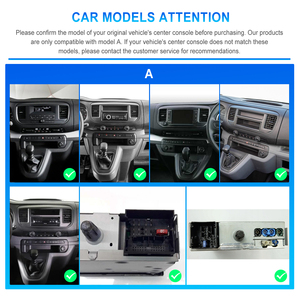 Podofo 9'' Kit de cadre et panneaux de tableau de bord pour Citroën Jumpy 3/Peugeot Expert/Toyota Proace 2016 avec Canbus Accessoires automobiles - Product Image 4