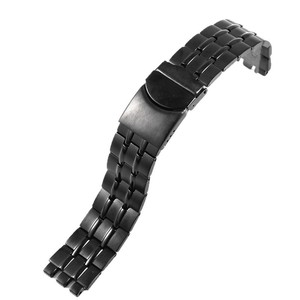Compatible con <span class=keywords><strong>Swatch</strong></span> YCS443G y YGS471G, <span class=keywords><strong>pulsera</strong></span> de acero inoxidable de tres puntas para hombre, 19 mm y 21 mm. - Product Image 4