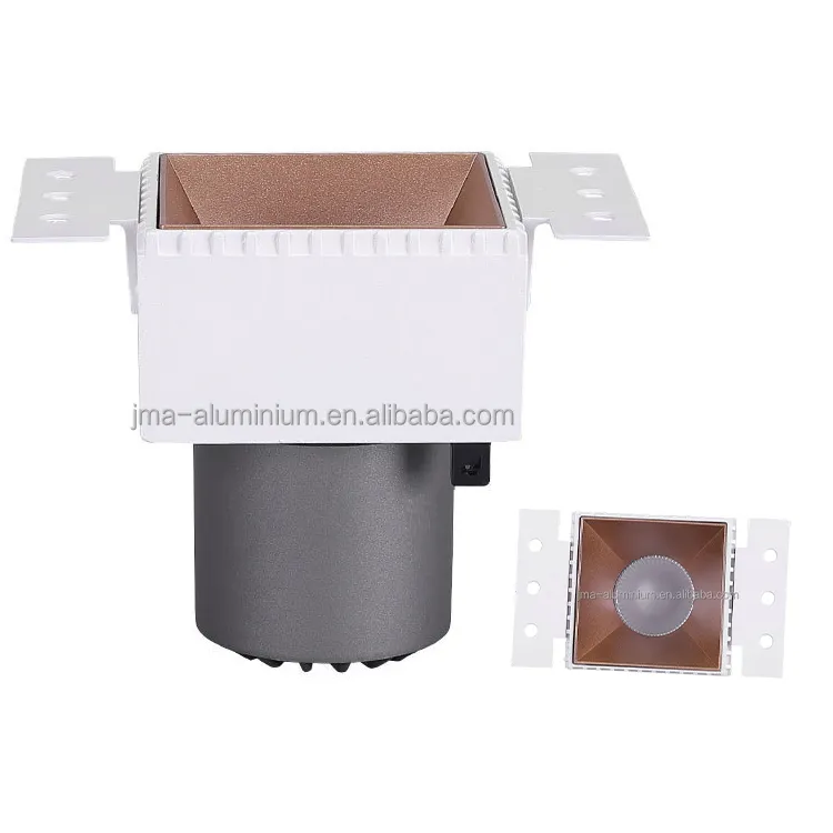 COB Villa Hotel No Main Lighting Embedded Borderless Spot Light Housing LED Intelligent Dimming Ceiling Light Module Kit