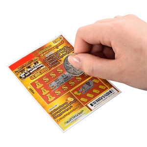 Billet <span class=keywords><strong>de</strong></span> loterie Billets <span class=keywords><strong>de</strong></span> jeu Scratch Loterie Cartes en papier Personnalisation Grattez les billets <span class=keywords><strong>de</strong></span> loterie - Product Image 1
