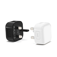 Chargeur rapide HNT 20W, prise UK, adaptateur secteur Type-C, chargeur mural avec certificat CE UKCA pour téléphone OEM/ODM