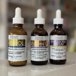 Novedades 2026 <span class=keywords><strong>Advanced</strong></span> <span class=keywords><strong>Clinicals</strong></span> Suero Facial Hidratante con Ácido Hialurónico, Retinol Antiarrugas, Iluminador con Vitamina C - Product Image 6