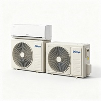 Climatiseur hybride AC/DC split à énergie solaire 12000 BTU à économie d'énergie, refroidissement/chauffage, avec onduleur DC complet, Deya DGWG2-ACDC-12K pour