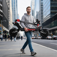 Nouvelle version 2026 du scooter électrique tout-terrain Raptor2, double moteur, 30Ah, contrôleur amélioré avec capteur, protection renforcée, nouveau design avant