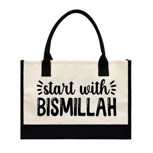 Bolsa de Lona Personalizada para Mujer, con Foto, Texto o Logotipo, para Compras, Bodas, Navidad, Cumpleaños, Regalo - Product Image 1