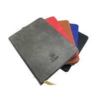 Hersteller Custom ized Rough Leather Notebook Hardcover Gravur Logo Rohlinge Notebook A6 A5 Square Journal Tagebuch Agenda