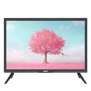 Televisão colorida 19 polegadas hd led tv solar dc12v, venda quente