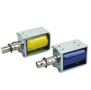 Dc12v/24v מיניאטורי electromagnet לדחוף סולנואיד מסגרת פתוחה עם 10 מ "מ שעות עבודה ארוכות - Product Image 1