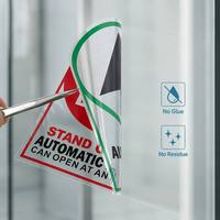 Película Transparente Estática para Ventanas de Navidad, PVC sin Pegamento, Adhesivo Estático, Vinilo Transparente, Adhesivo de Pintura en Aerosol, Impresión Personalizada, Decoración Navideña