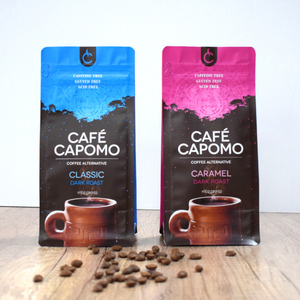 ถุงบรรจุภัณฑ์เมล็ดกาแฟพื้นเรียบ250ก. 500ก. 1กก. พิมพ์ลายออกแบบได้ตามที่ต้องการมีซิปและวาล์ว - Product Image 2