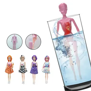 Muñeca de Moda de Plástico que Cambia de Color, Juguete DIY de 11.5 Pulgadas con Revelación de Color Sorpresa - Product Image 1