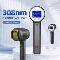 Appareil vétérinaire portable de photothérapie LED 308 nm pour le vitiligo et le psoriasis, lampe de thérapie cutanée UVB 308 nm, équipement médical pour la maison