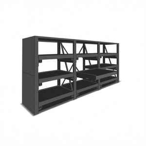 Fami System Ar Side Wall 1300x2510 Mm Dark <b>Grey</b> Ral7000 Pallet Rack Component - Product Image 3