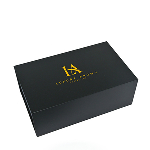 Luxury Folding Gift <strong>Box</strong> Classic Black Large Magnetic Presentation Gift <strong>Hamper</strong> <strong>Box</strong> <strong>for</strong> Packing - Product Image 4
