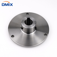 DMIX Haute Précision 130mm 45 #   Bride de montage polie en acier au carbone pour adaptateur de broche à connexion stable pour tour CNC