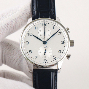 High-quality men's mechanical wristwatch, stainless steel <b>automatic</b> <b>chronograph</b>, business luxury design. - Product Image 1