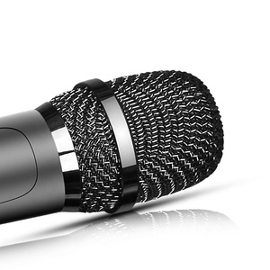Système de microphone sans fil professionnel <span class=keywords><strong>double</strong></span> SHIDU UHF SD-U30, microphone à main pour karaoké, microphone à bobine mobile pour l'église - Product Image 3