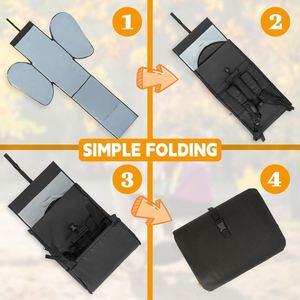 Siège auto pour bébé pliable, nouveau design, certifié BSCI, pour voyage en avion et voiture, avec housse de transport, compatible poussette et porte-bagages - Product Image 5