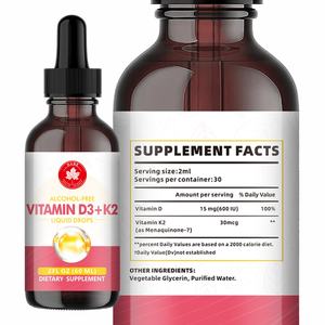 Integratori Vitaminici per Adulti D3-K2 OEM/ODM, Gocce per Rafforzare il Sistema Immunitario e Supportare la Salute delle Ossa - Product Image 6