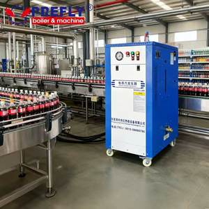 מחולל קיטור חשמלי תעשייתי אוטומטי קומפקטי ומהיר (3-5 דקות) להדבקת תוויות שרוול מתכווץ - Product Image 1