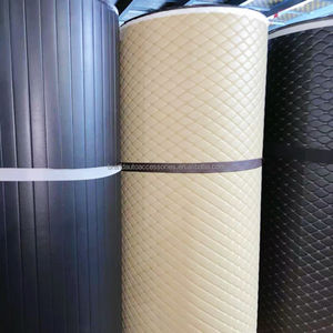 Alfombrillas de <span class=keywords><strong>Coche</strong></span> Ecológicas de Cuero PVC con Costuras Personalizadas, Juego Completo con Base de Espuma - Product Image 2