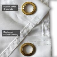 Drapeau américain de haute qualité 3x5 pieds, résistant, pour extérieur, imprimé numériquement, personnalisé, en polyester, avec mât en acier inoxydable