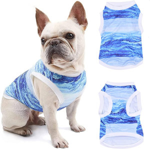 Breathable Summer Dog Cooling Vest Custom Sleeveless Pet Cooling Vest <b>Clothes</b> T-Shirts Dog <b>Clothes</b> Summer Dog Cooling Vest - Product Image 2