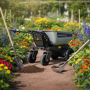 450KG Hydraulischer Kipper Elektrischer Muldenkipper Elektrischer Baustellen-Kleintransporter <span class=keywords><strong>Mini</strong></span> Elektrische Schubkarre mit Motor - Product Image 1