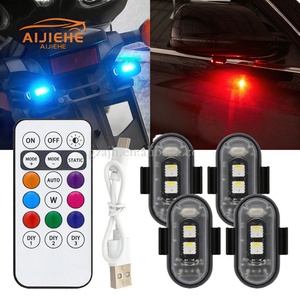 Luz Decorativa Inalámbrica con Control Remoto, Mini Luz Estroboscópica para Aeronaves, Luz de Advertencia Intermitente RGB para Coche, Bicicleta, Motocicleta, Luz Trasera - Product Image 2