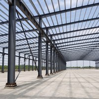 Entrepôt préfabriqué en acier avec panneaux en acier de couleur personnalisée, fabricant de bâtiments d'usine et d'ateliers à structure portique à Chongqing