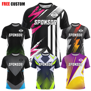 Tùy chỉnh tất cả trên in eSports Jersey Miễn phí thiết kế chất lượng cao đầy đủ thăng hoa in Đội ngũ chuyên nghiệp e-thể thao T-Shirts - Product Image 1