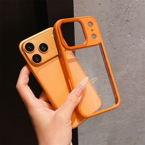 Funda Protectora para Teléfono con Marco Mate de TPU Transparente y Anti-Golpes para iPhone 18 Pro Max 17 16 15 14 - Product Image 3