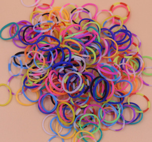 Wholesale Bulk 600 PCS Colorful Loom Bands Bracelet Making Kit Craft DIY Rubber Band Woven Bracelet Weaving Jewelry Making <b>Toys</b> - Product Image 2