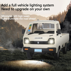 WPL 2017 Simulación Carry Kei Truck 1:10 Escala 4WD RC Car Climbing Crawler 4X4 RTR con luces LED Diff frontal Modelo todo terreno - Product Image 6