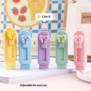 Borrador Retráctil de TPR No Tóxico con Diseño de Lazo de Dibujos Animados, No Deja Marcas, Bonito Borrador Creativo de Empujar y Tirar para Escuela Primaria - Product Image 1