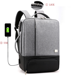 2019 barato de lujo diseñador elegante mochila impermeable de puerto de cargador usb anti robo mochila bolsas - Product Image 1