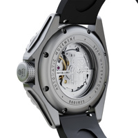 Montre de plongée en titane pour homme, résistance à l'eau 500M, luminescence bleue suisse BGW9, cadran en fibre de carbone, bracelet en fluororubber