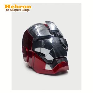 Cascos Personalizados con Impresión 3D, Casco de Motocicleta Estilo Iron Man, Máscara de Cosplay con Comando de Voz, Usable - Product Image 1