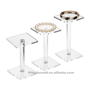 แท่นโชว์อะคริลิกรูปทรงกลมแบบถอดประกอบได้สำหรับโรงงานเครื่องประดับ - ชั้นวางปรับแต่งได้ - Product Image 2