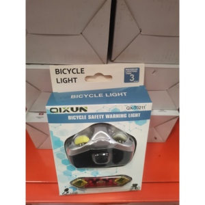 Luce Posteriore per Bicicletta Ricaricabile USB Peiyong Modello 6053, LED di Sicurezza per Guida Notturna, Montaggio su Telaio in ABS - Product Image 1