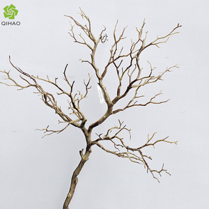 B005 Grandes Branches d'Arbre Artificielles en Plastique Imperméables pour Décoration Extérieure Mariage Vert Café Bleu Blanc - Product Image 5